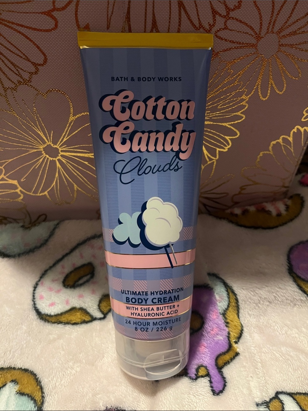 Bath & Body Works Cotton Candy Clouds Body Cream - Blue/Pink/Yellow